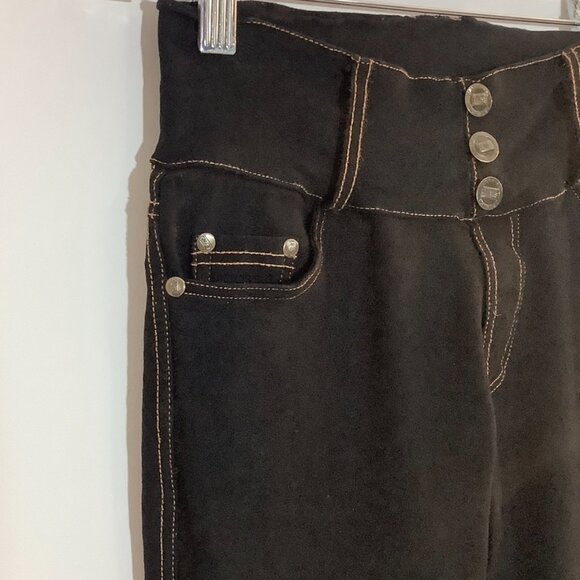 BLACK STRETCH SKINNY JEANS S/M J VINI - Picture 5 of 12